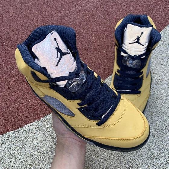 Air Jordan 5 Michigan Black Yellow by Air Jordan