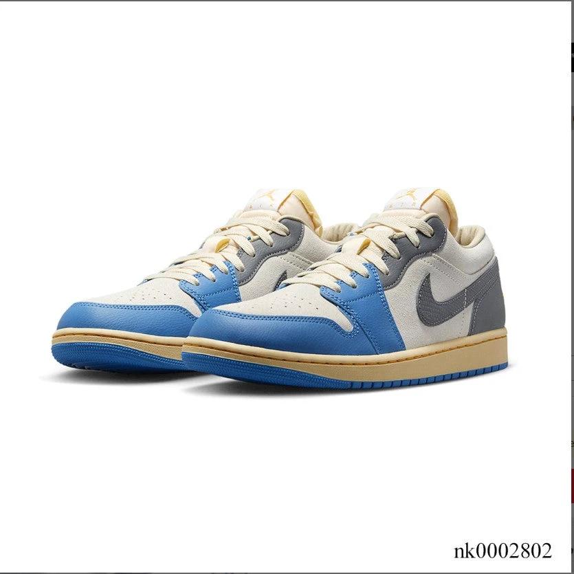 Air Jordan 1 Low Vintage UNC Grey Shoes Sneakers by Air Jordan