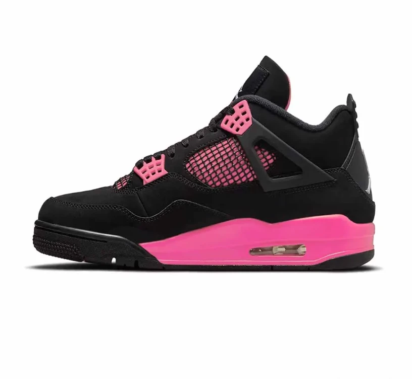 Air Jordan 4 Pink Thunder Shoes Sneakers by Air Jordan