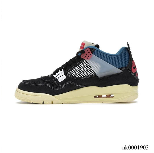 Air Jordan 4 Retro Union Off Noir Shoes Sneakers by Air Jordan