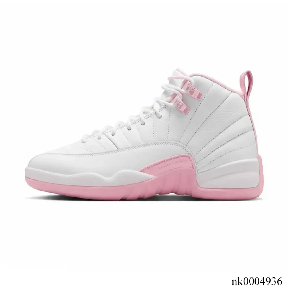 Air Jordan 12 White Pearl Pink Shoes Sneakers by Air Jordan