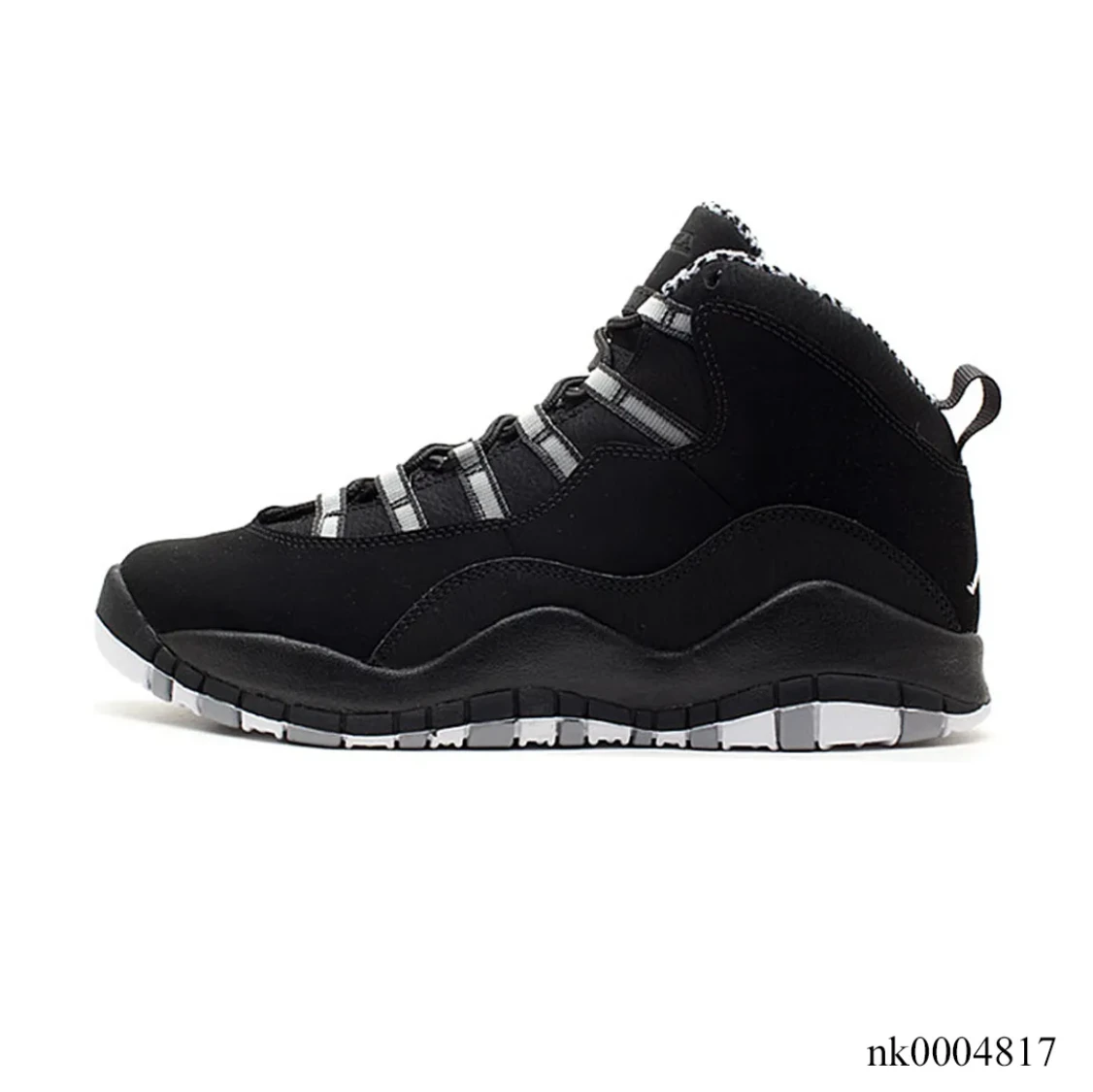 Air Jordan 10 Black And White Stealth Shoes Sneakers by Air Jordan