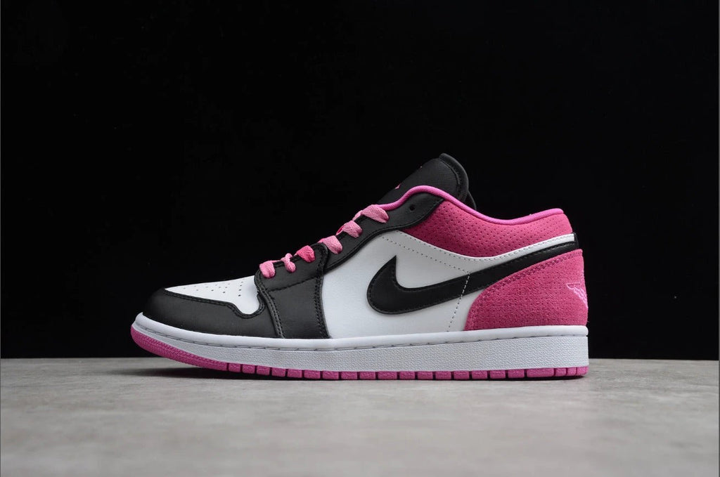 Air Jordan 1 Low Black Active Fuchsia by Air Jordan