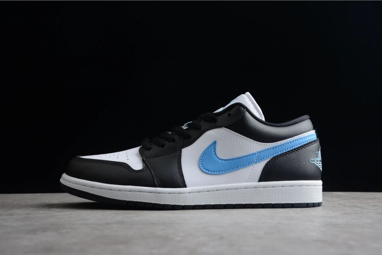 Air Jordan 1 Low Top Black White And Blue by Air Jordan