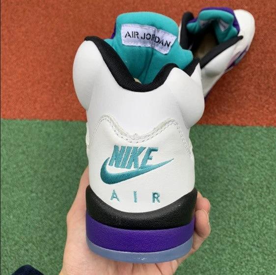 Air Jordan 5 White Purple Grape by Air Jordan