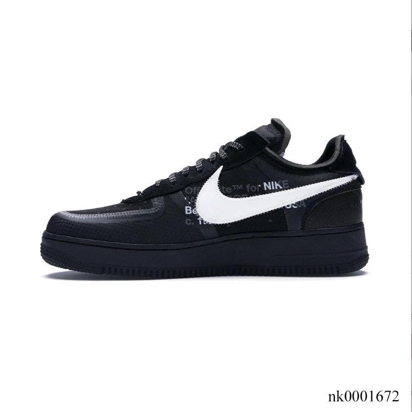 Air Force 1 Low Off-White Black White Shoes Sneakers by Air Jordan
