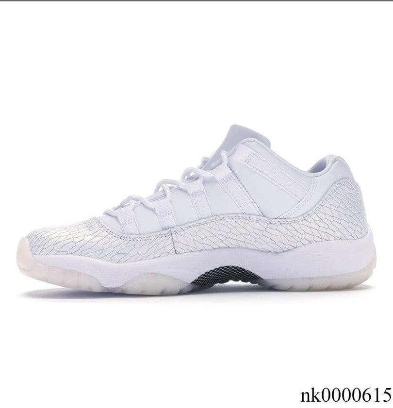Air Jordan 11 Retro Low Heiress Pure Platinum Shoes Sneakers by Air Jordan