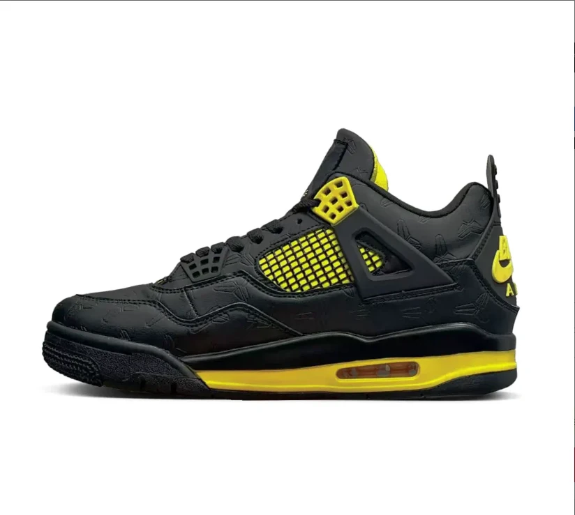 Nigel Sylvester x Kobe Bryant x Air Jordan 4 Thunder Shoes Sneakers by Air Jordan