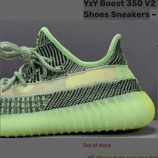 Yeezy Boost 350 V2 Yeezreel (Reflective) Shoes Sneakers by Air Jordan