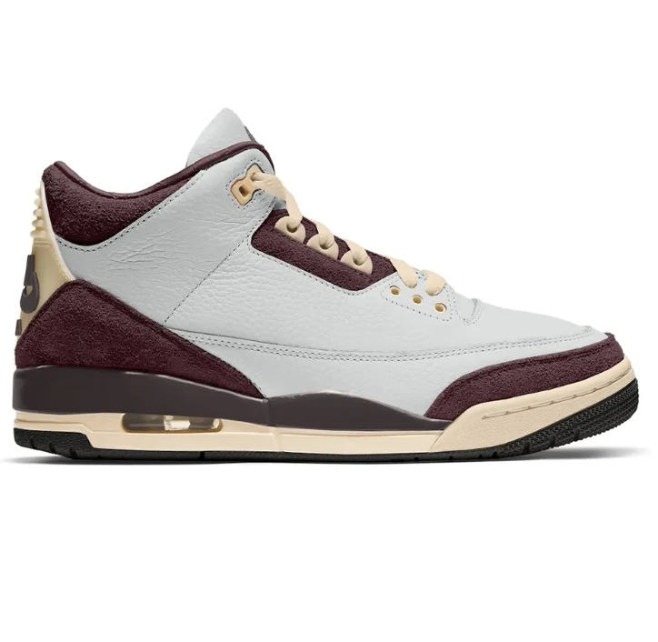 Air Jordan 3 x A Ma Maniere “Burgundy Crush” Shoes Sneakers by Air Jordan