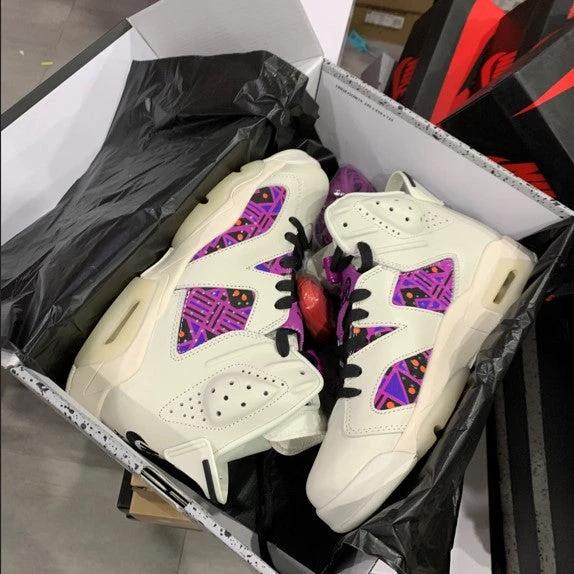 Air Jordan 6 Quai 54 White Purple by Air Jordan