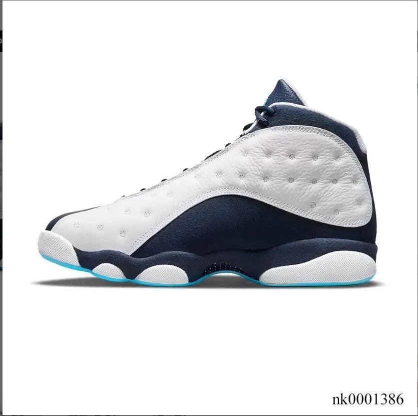 Air Jordan 13 Retro White Obsidian Powder Blue Shoes Sneakers by Air Jordan