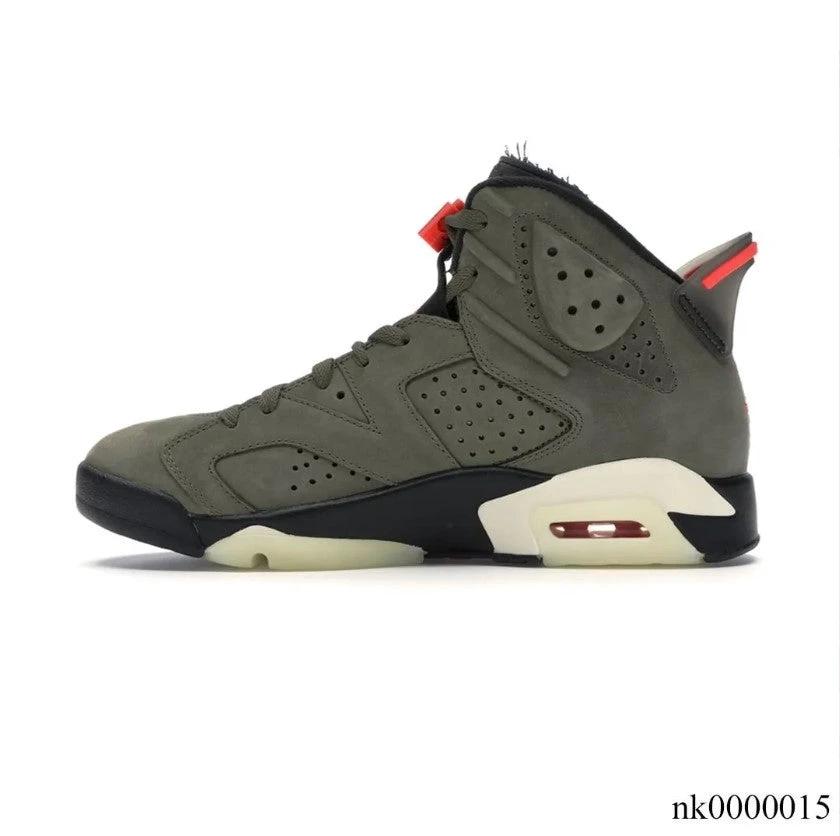 Travis Scott x AJ 6 Olive Shoes Sneakers by Air Jordan