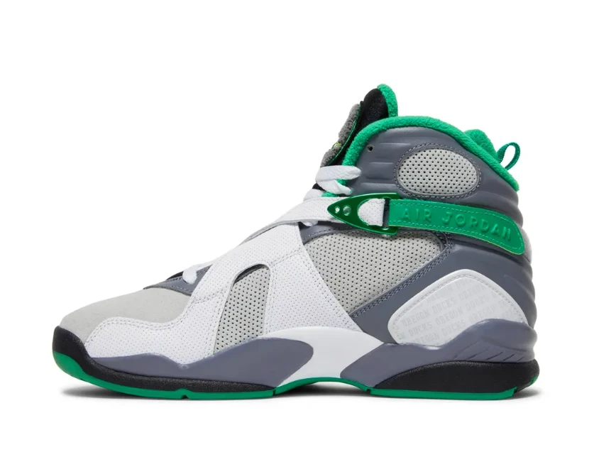 Air Jordan 8 Oregon PE Pure Platinum Shoes Sneakers by Air Jordan