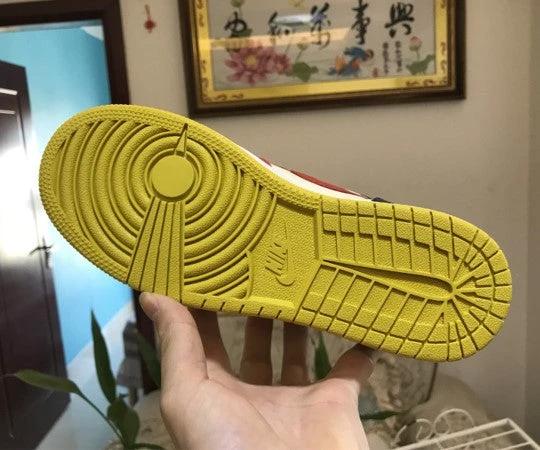 Air Jordan 1 Yellow Red by Air Jordan