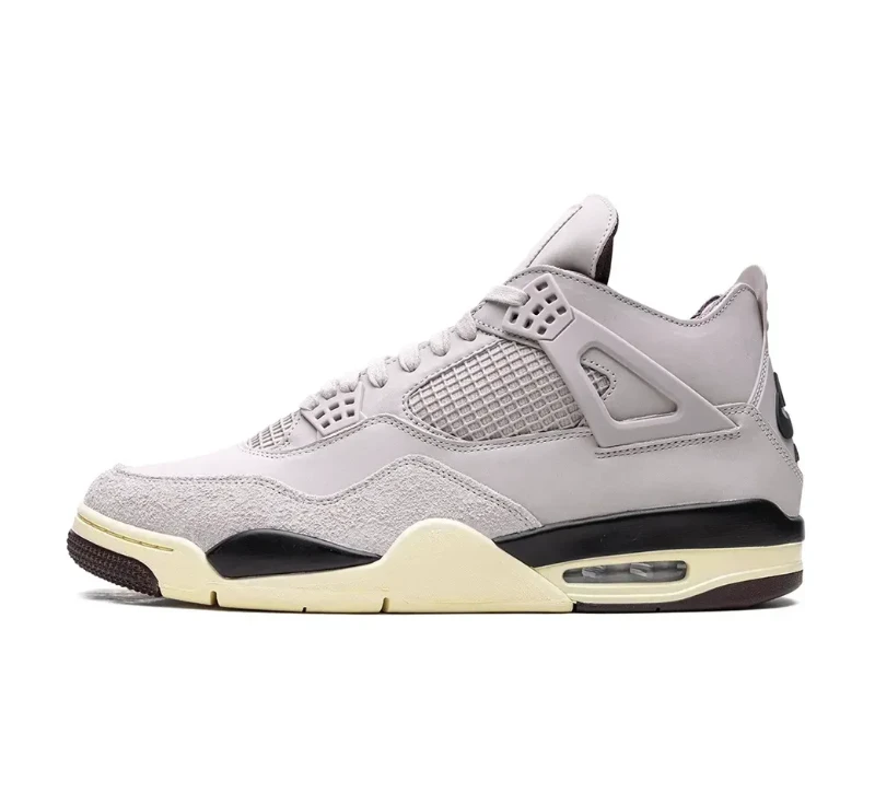 A Ma Maniere x Air Jordan 4 Fossil Stone Shoes Sneakers by Air Jordan