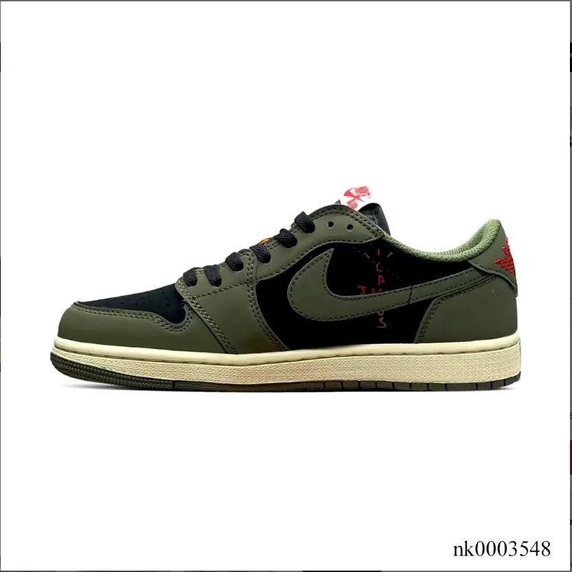 Travis Scott x AJ 1 Low OG Black Olive Shoes Sneakers by Air Jordan