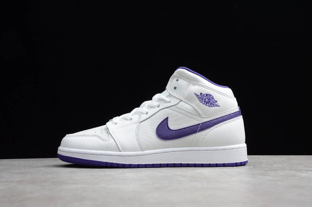 Air Jordan 1 Mid 'White Court Purple' by Air Jordan