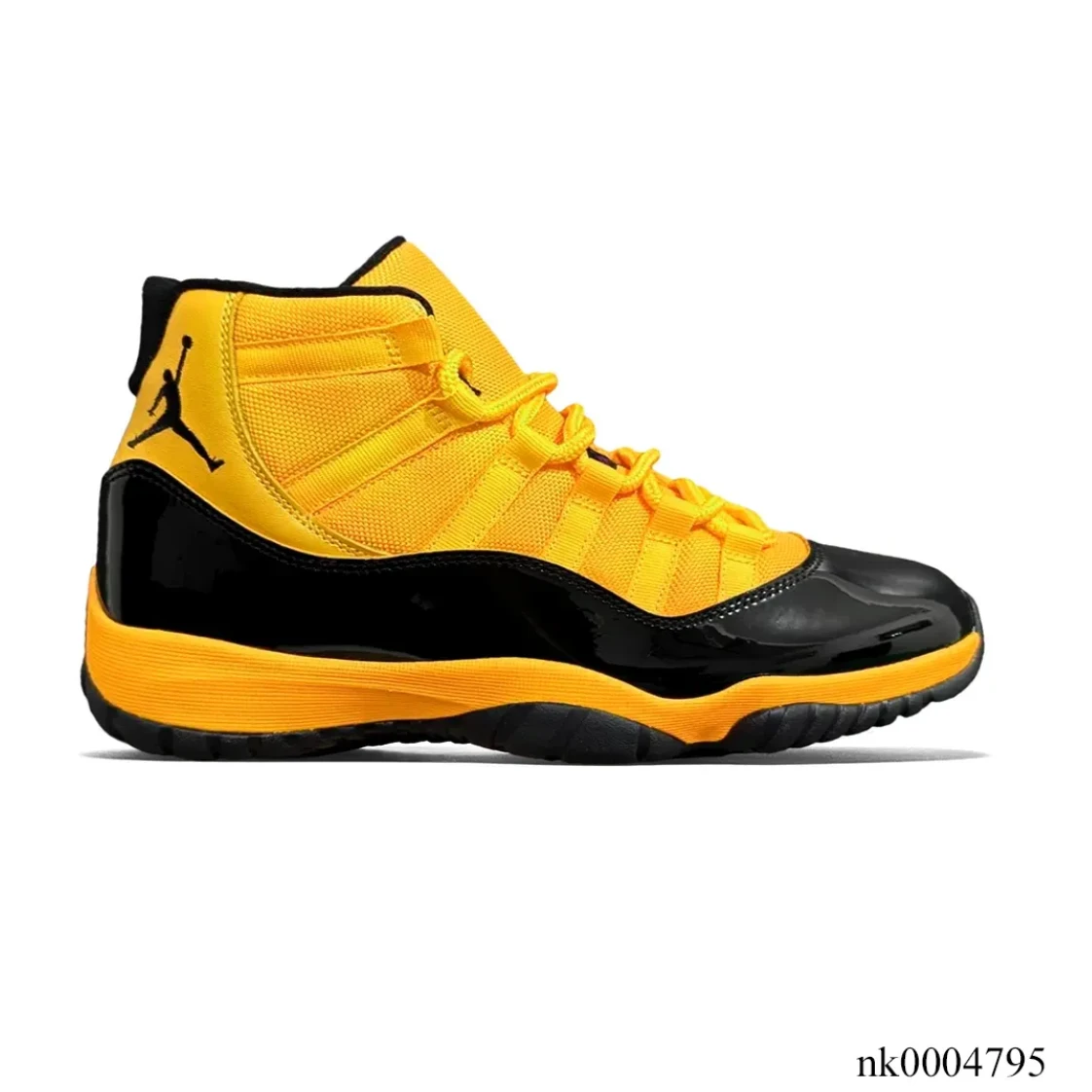 Air Jordan 11 Gamma Black & Yellow Shoes Sneakers by Air Jordan