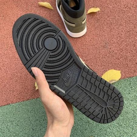 Air Jordan 1 Mid Olive Green by Air Jordan
