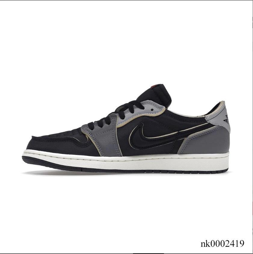 Air Jordan 1 Low OG EX Black Smoke Grey Shoes Sneakers by Air Jordan