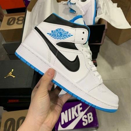 Air Jordan 1 White Blue Black by Air Jordan