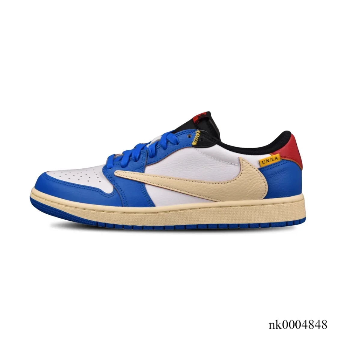 Union LA x Fragment Design x Air Jordan 1 Low Storm Blue Shoes Sneakers by Air Jordan