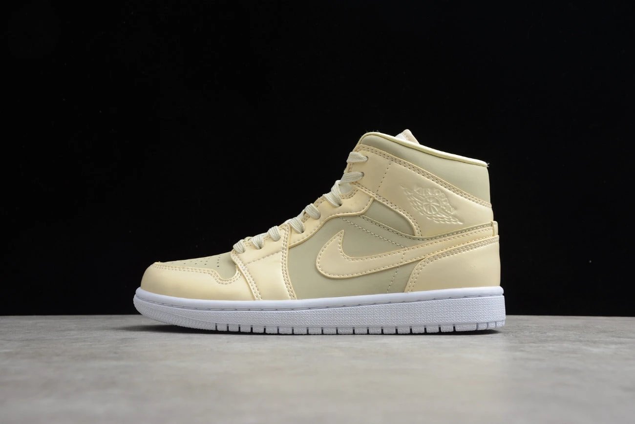 Air Jordan 1 Mid Goose Feather Yellow Lemon by Air Jordan