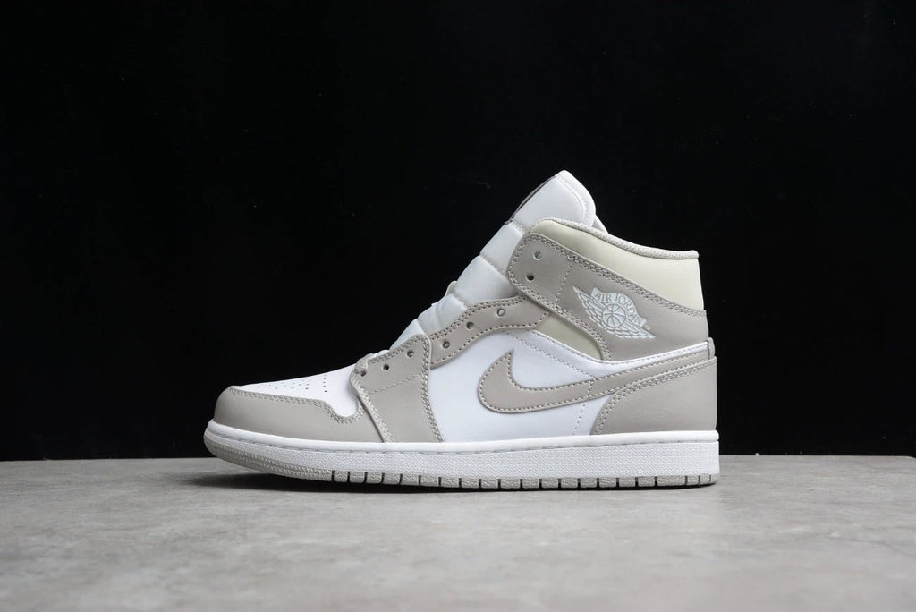Air Jordan 1 Mid Linen College Grey by Air Jordan