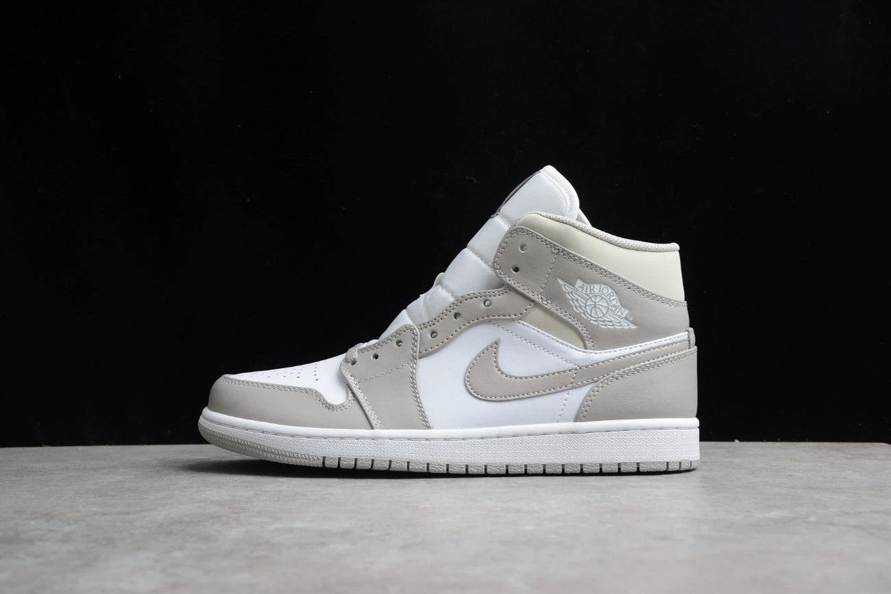 Air Jordan 1 Mid Linen College Grey by Air Jordan