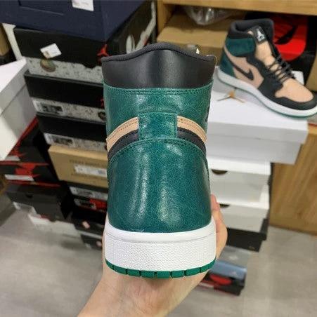 Air Jordan 1 Retro High Black Fossil-Pale Green by Air Jordan