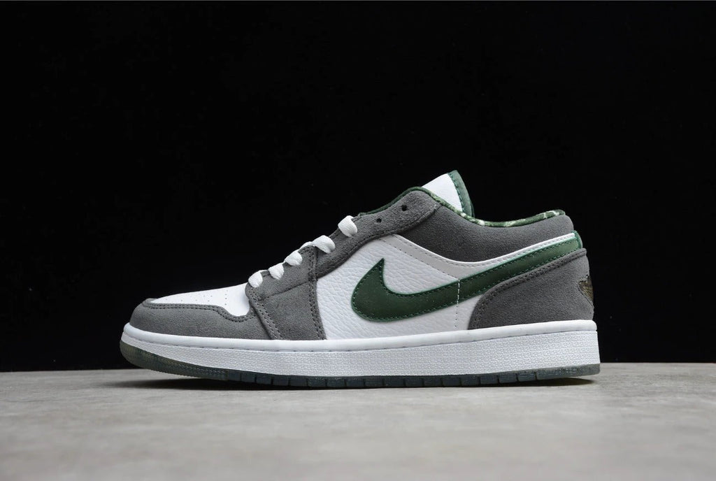 Air Jordan 1 Low Suede Grey Green by Air Jordan