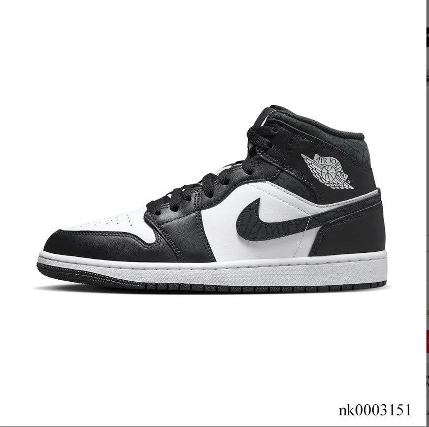 Air Jordan 1 Mid SE Panda Elephant Shoes Sneakers by Air Jordan