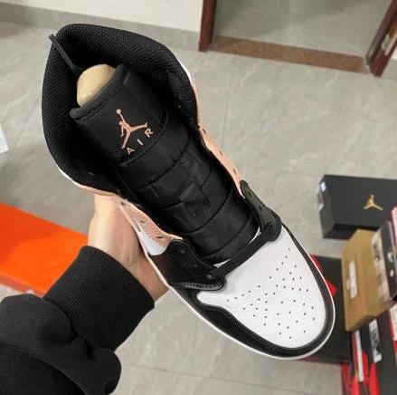 Air Jordan 1 Mid Crimson Tint Toe Cherry Blossom Pink by Air Jordan