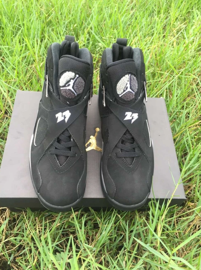 Air Jordan 8 'Black Chrome' by Air Jordan