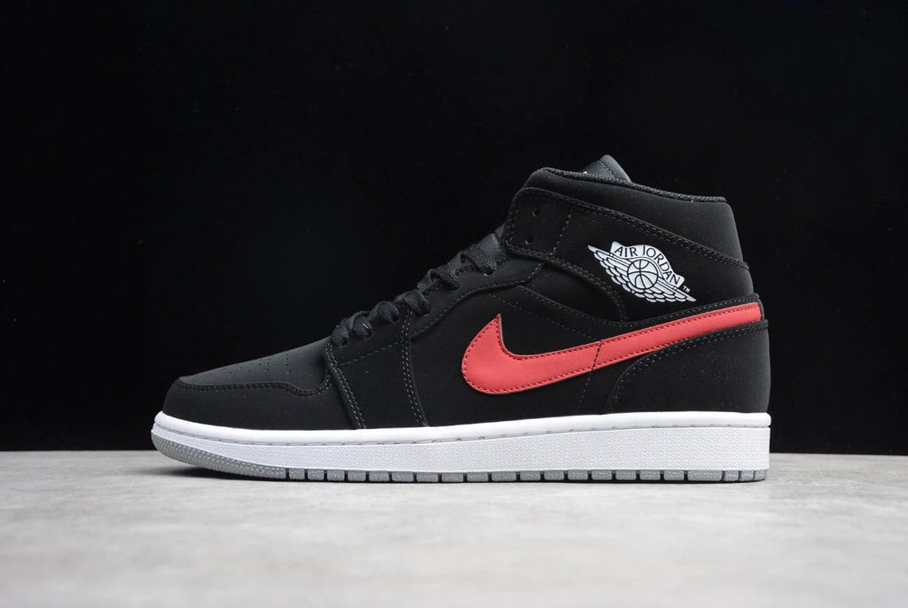 Air Jordan 1 Retro Mid 'Multi Color Swoosh Black' by Air Jordan