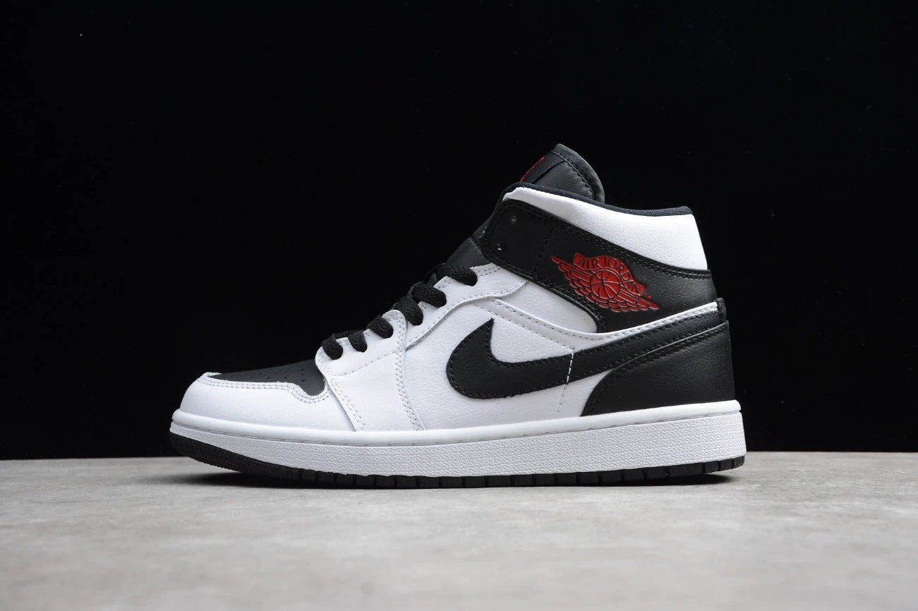 Air Jordan 1 Mid SE White Black by Air Jordan