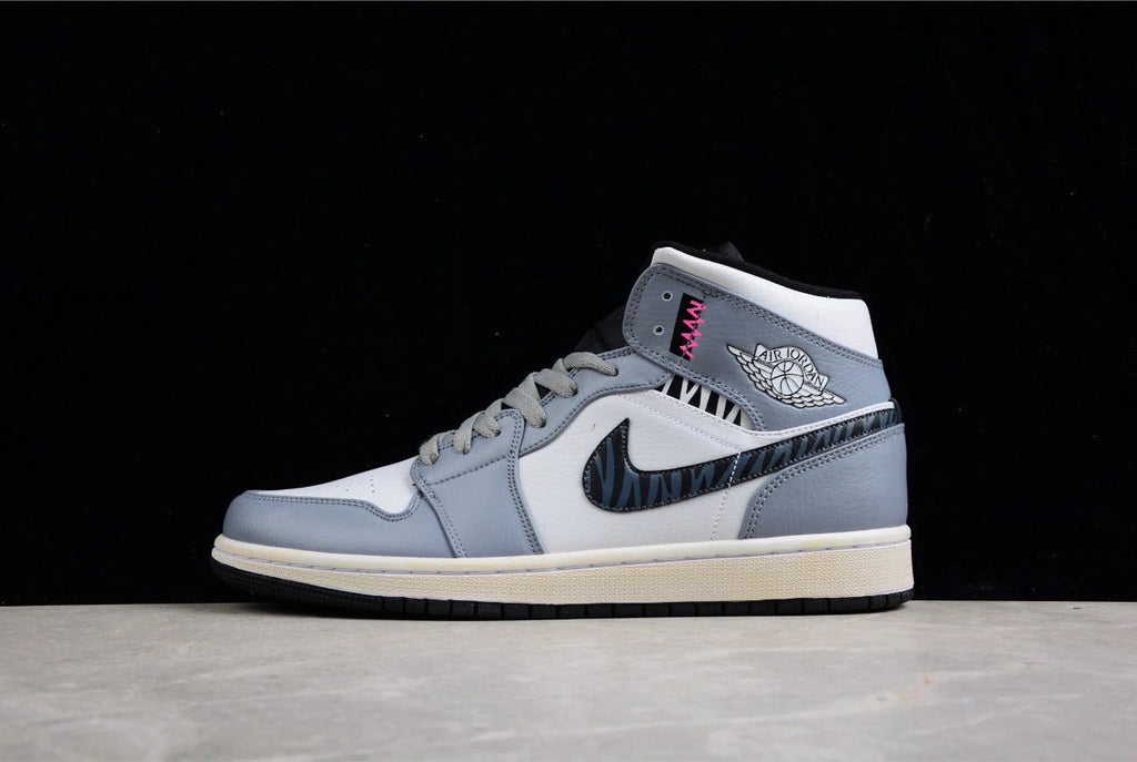 Air Jordan 1 Mid Year of the Tiger Wolf GreyWhite by Air Jordan