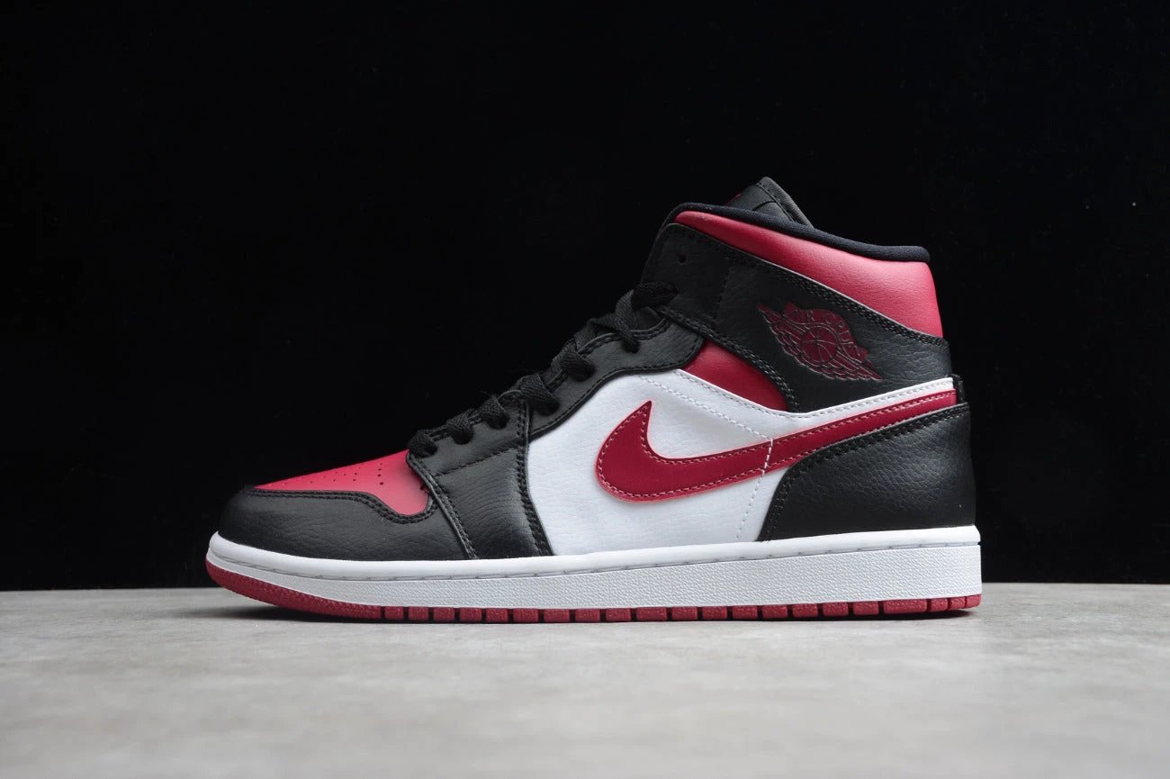 Air Jordan 1 Mid Bred Toe by Air Jordan