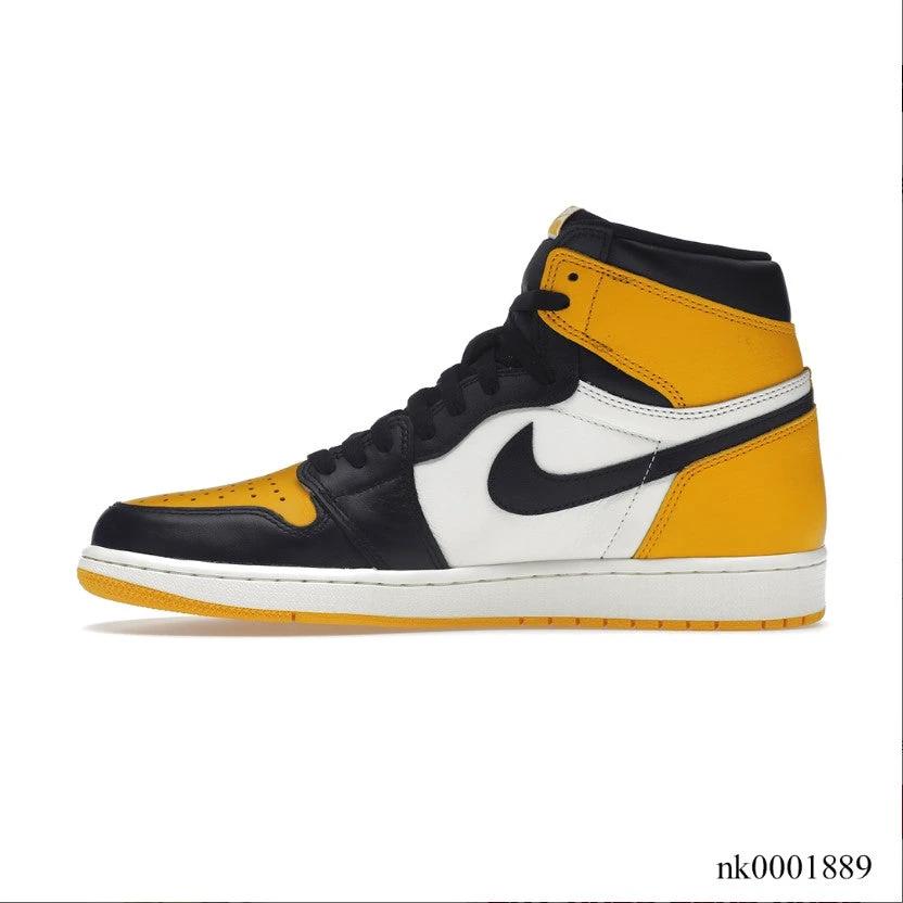 Air Jordan 1 Taxi Yellow Toe Shoes Sneakers by Air Jordan