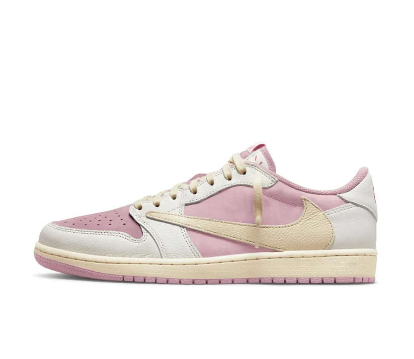 Travis Scott x Air Jordan 1 Low OG Shy Pink Shoes Sneakers by Air Jordan