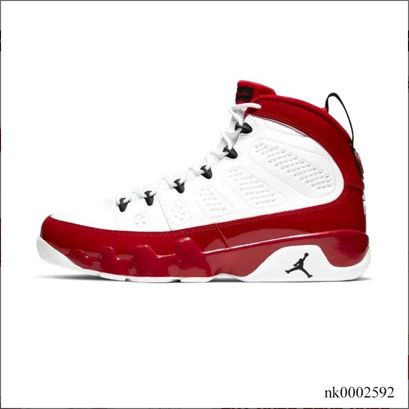 Air Jordan 9 Retro White Gym Red Shoes Sneakers by Air Jordan