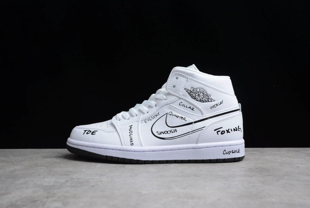 Air Jordan 1 Mid Schematic by Air Jordan