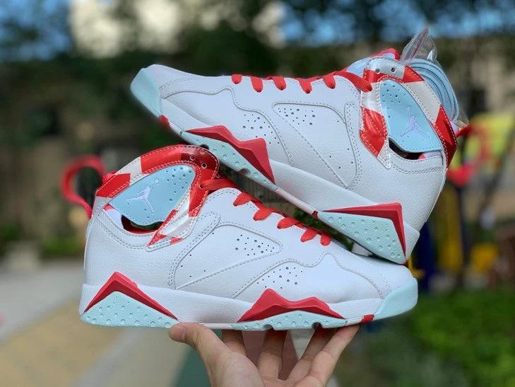Air Jordan 7 Topaz Mist Candy White by Air Jordan
