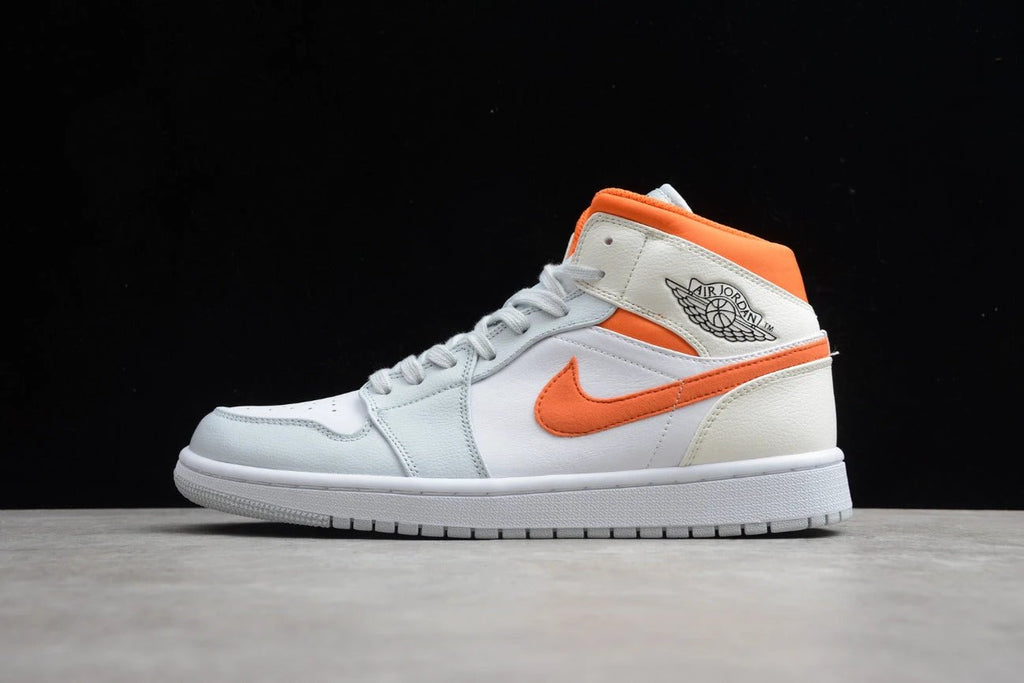 Air Jordan 1 Mid Starfish Orange Platinum by Air Jordan