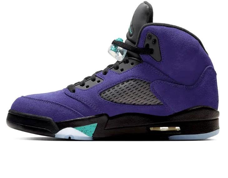 Air Jordan 5 Retro Alternate Grape Shoes Sneakers by Air Jordan