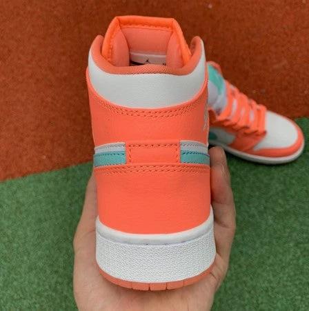 Air Jordan 1 Mid Orange Green by Air Jordan