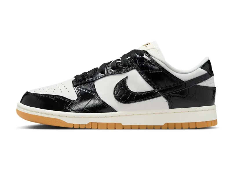 Dunk Low With “Black Croc” Shoes Sneakers by Air Jordan