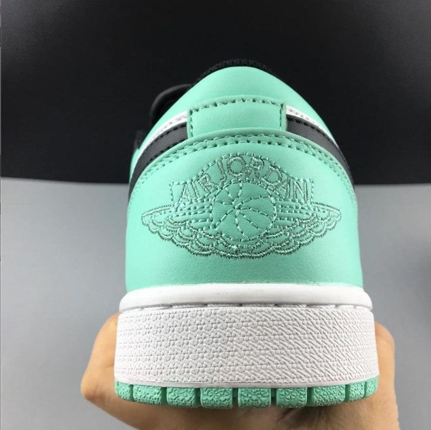 Air Jordan 1 Low Emerald Toe Shoes Sneakers by Air Jordan