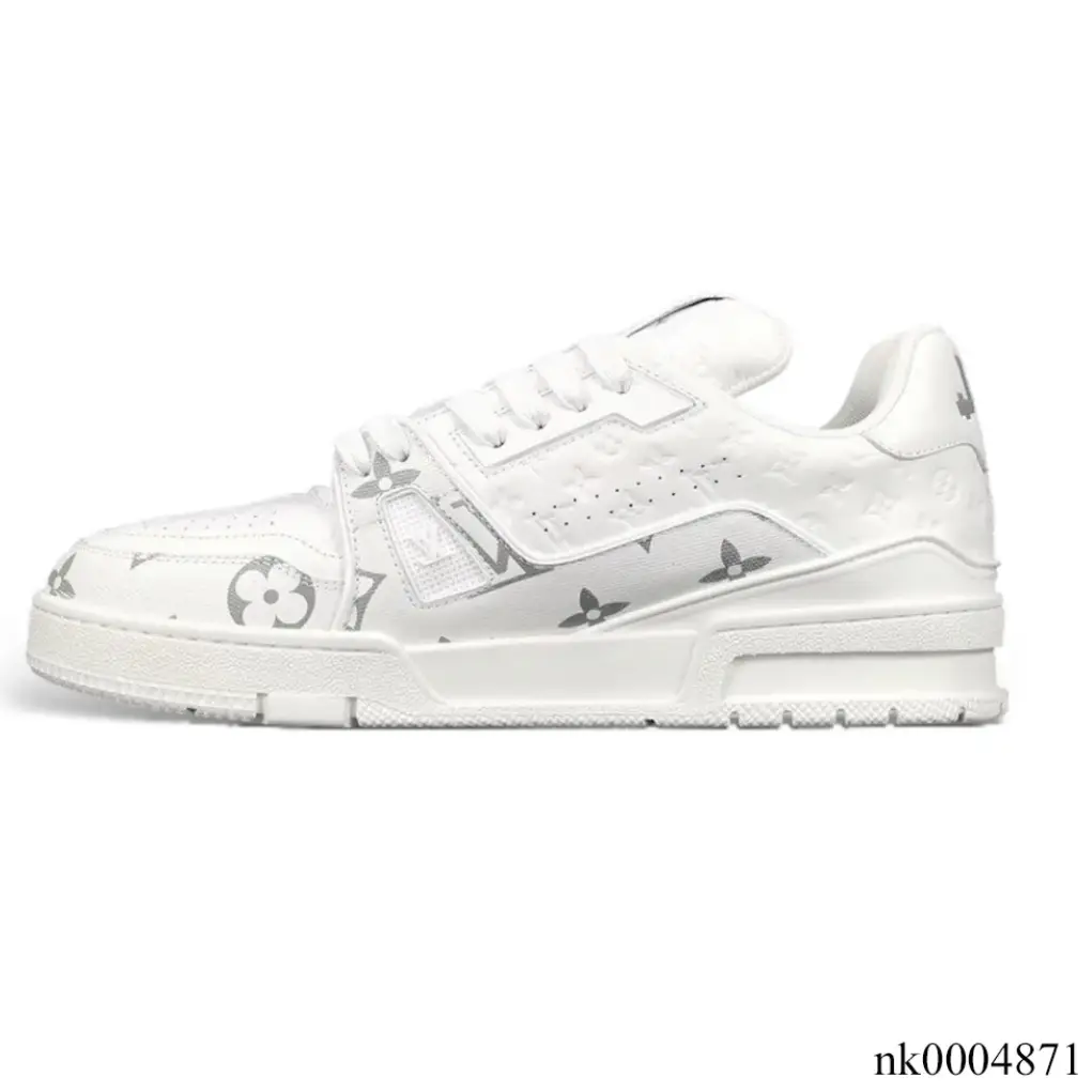 LV Trainer 54 Pattern Gray White Shoes Sneakers by Air Jordan